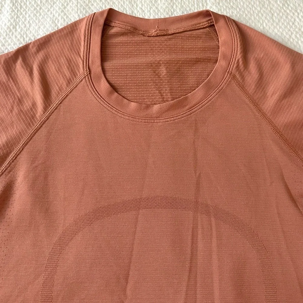 Lululemon Swiftly Tech Short Sleeve Shirt 2.0 - Pink Savannah SZ 4